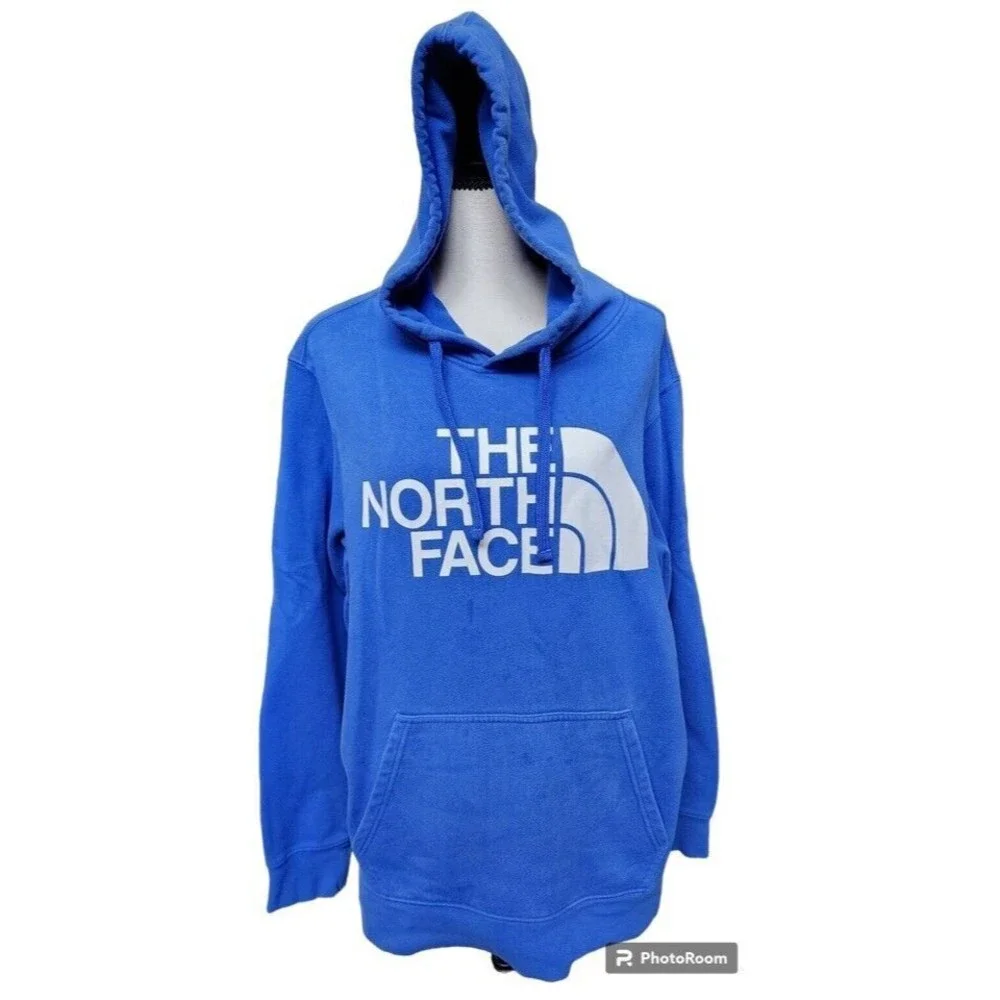 The North Face Blue Hoodie Size Large Pullover